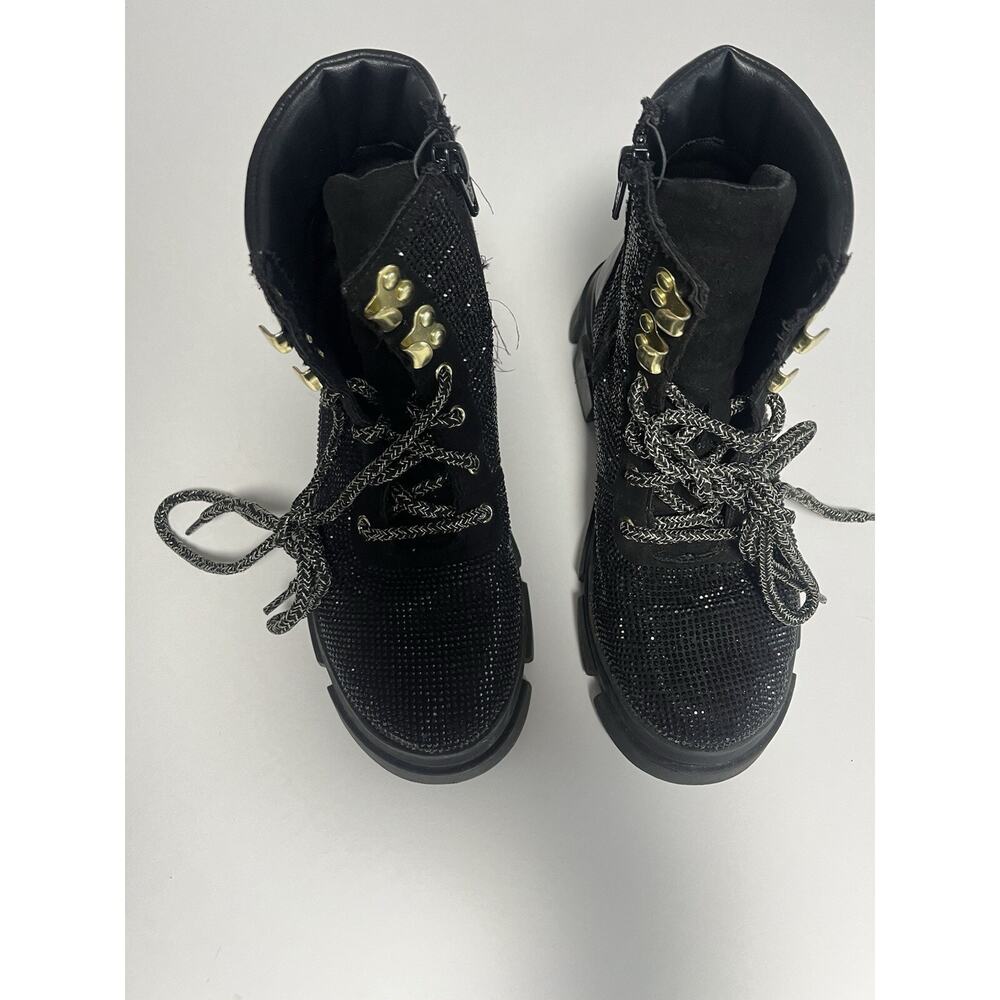 Wonder Nation‎ size 2 kids boots black jeweled